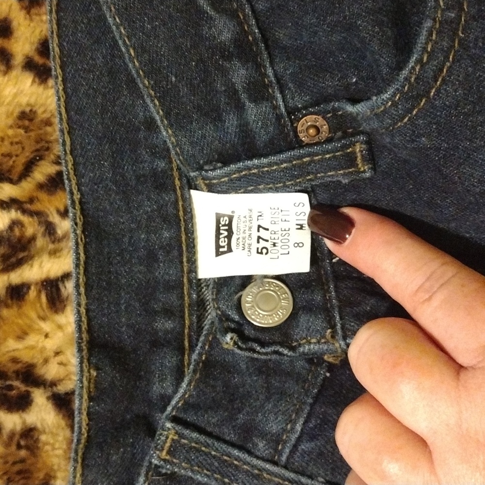 Levi's 577 loose fit 8 M dark blue jeans